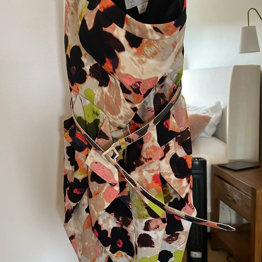 Jessica Simpson cocktail dress with belt size 4 - Picture 2 of 5